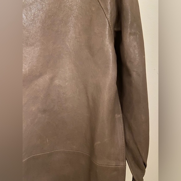 Kate Spade‎ soft lamb leather boat neck blouse top size 4 - Picture 11 of 14